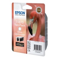 Epson Μελάνι Epson T0870 Gloss Optimiser 2-pack C13T08704010 023300