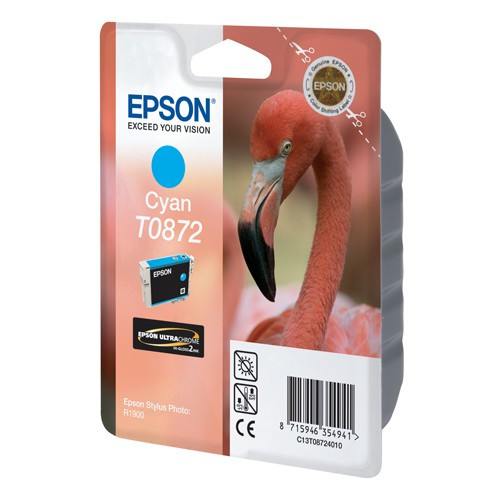 Epson Μελάνι Epson T0872 Cyan C13T08724010 023304 - 1