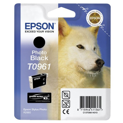 Epson Μελάνι Epson T0961 Black C13T09614010 C13T09614020 023326 - 1