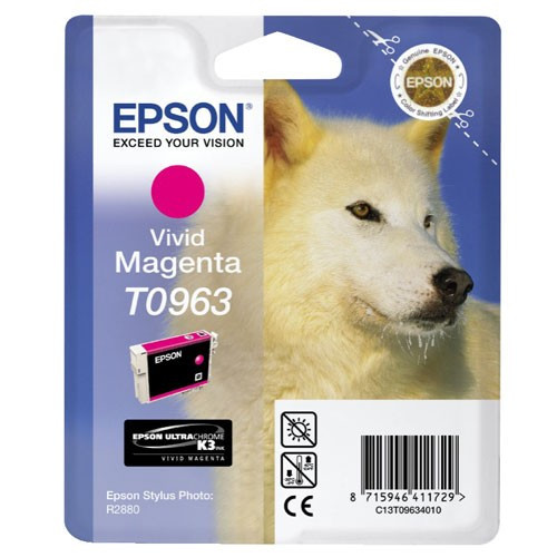 Epson Μελάνι Epson T0963 Vivid Magenta C13T09634010 023330 - 1