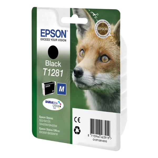 Epson Μελάνι Epson T1281 Black C13T12814011 C13T12814012 026272 - 1