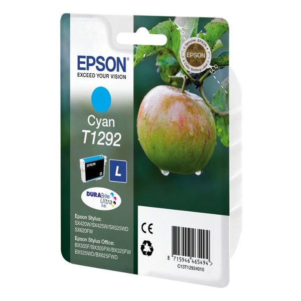 Epson Μελάνι Epson T1292 High Capacity Cyan C13T12924011 C13T12924012 026290 - 1