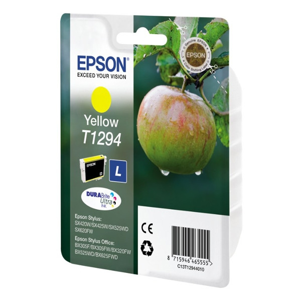 Epson Μελάνι Epson T1294 High Capacity Yellow C13T12944011 C13T12944012 026296 - 1