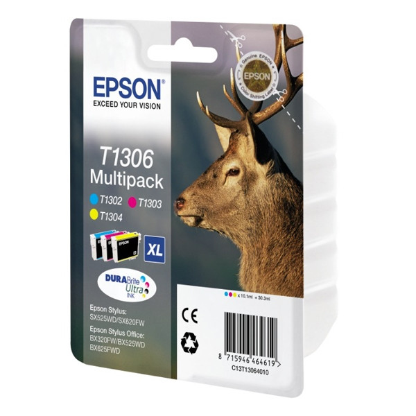 Epson Μελάνι Epson T1306 Value Pack C13T13064010 C13T13064012 026314 - 1