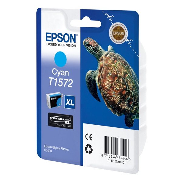 Epson Μελάνι Epson T1572 Cyan C13T15724010 026356 - 1