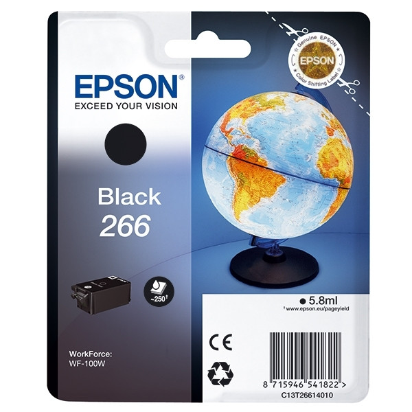 Epson Μελάνι Epson T266 Black C13T26614010 026716 - 1