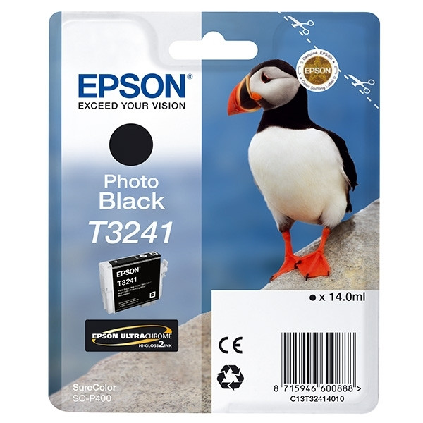 Epson Μελάνι Epson T3241 Photo Black C13T32414010 026934 - 1