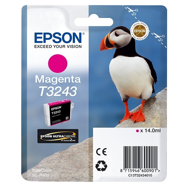 Epson Μελάνι Epson T3243 Magenta C13T32434010 026938 - 1