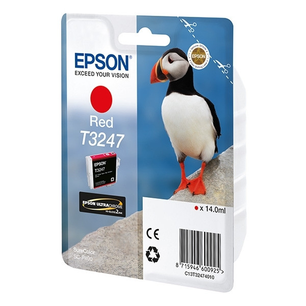 Epson Μελάνι Epson T3247 Red C13T32474010 026942 - 1