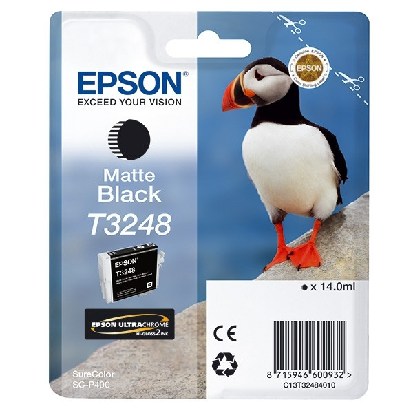 Epson Μελάνι Epson T3248 Matte Black C13T32484010 026944 - 1