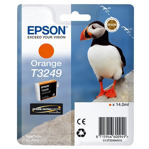 Epson Μελάνι Epson T3249 Orange C13T32494010 026946 - 1