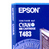 Epson Μελάνι Epson T483 (C13T483011) Cyan C13T483011 025330 - 1