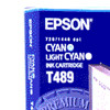 Epson Μελάνι Epson T489 (C13T489011) Light Cyan/Cyan C13T489011 025450 - 1