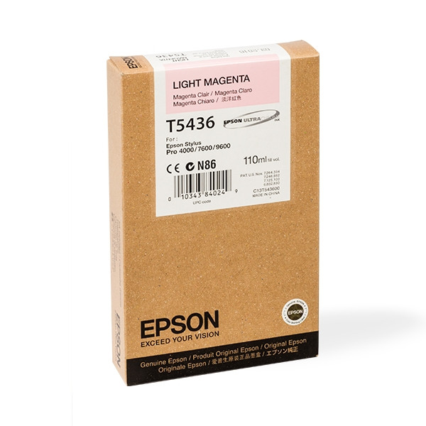 Epson Μελάνι Epson T5436 (C13T543600) Light Magenta C13T543600 025510 - 1