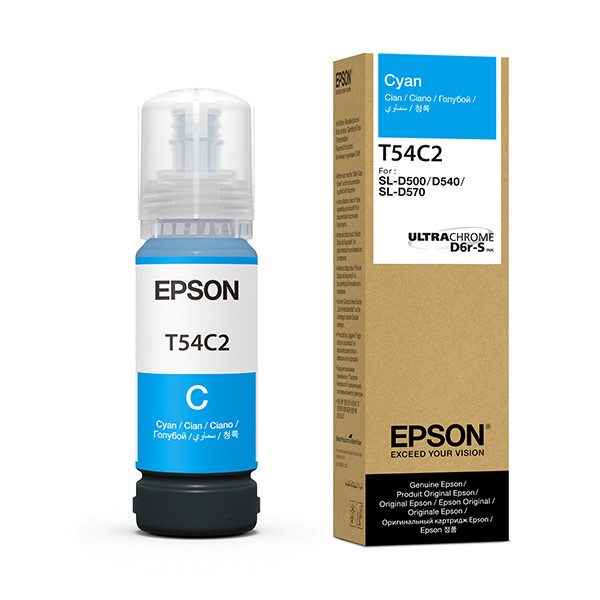 Epson Μελάνι Epson T54C Cyan C13T54C220 083666 - 1