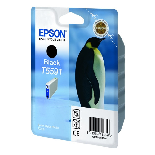 Epson Μελάνι Epson T5591 Black C13T55914010 022920 - 1