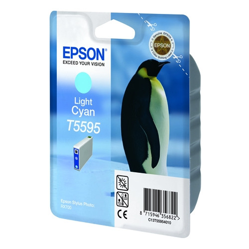 Epson Μελάνι Epson T5595 Light Cyan C13T55954010 022940 - 1