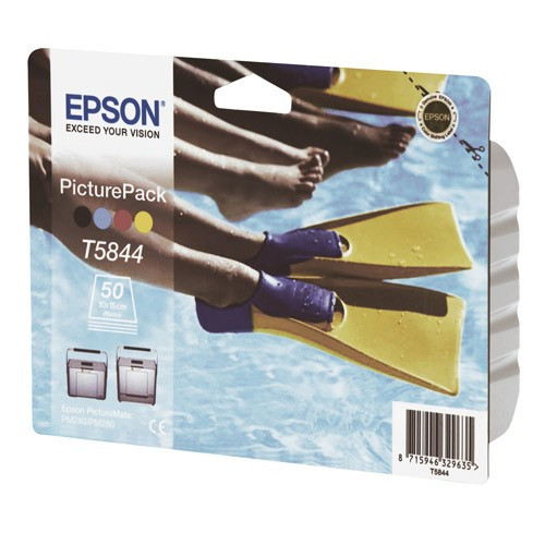 Epson Μελάνι Epson T5844 PicturePack + 50 φύλλα χαρτιού C13T58444010 022997 - 1