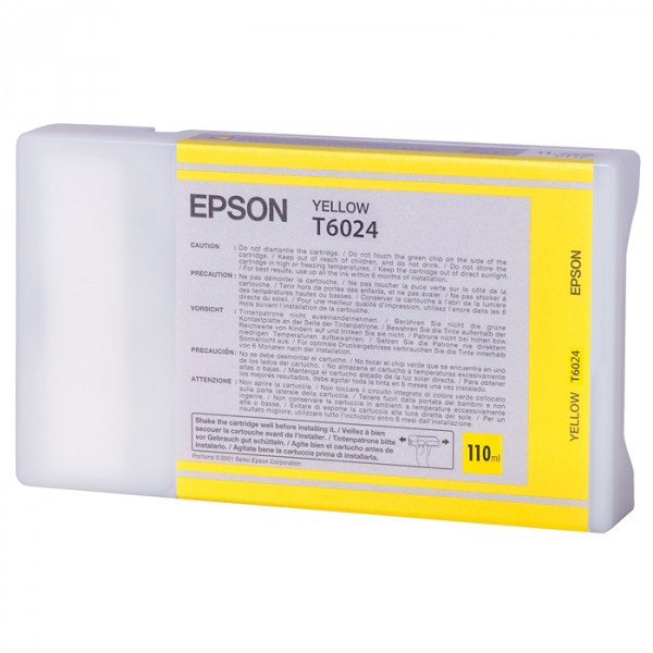 Epson Μελάνι Epson T6024 Standard Capacity Yellow C13T602400 026024 - 1