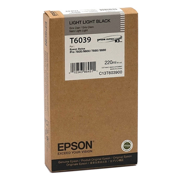 Epson Μελάνι Epson T6039 Light Light Black C13T603900 026048 - 1