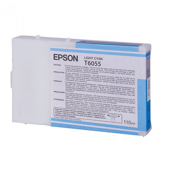 Epson Μελάνι Epson T6055 Standard Capacity Light Cyan C13T605500 026058 - 1