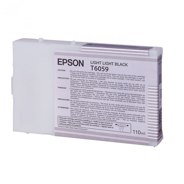 Epson Μελάνι Epson T6059 Standard Capacity Light Light Black C13T605900 026064 - 1