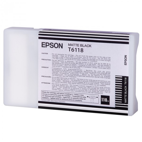 Epson Μελάνι Epson T6118 Matte Black C13T611800 026088 - 1