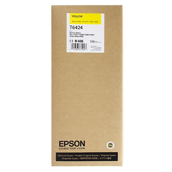 Epson Μελάνι Epson T6424 Yellow C13T642400 026344 - 1