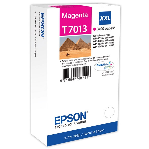 Epson Μελάνι Epson T7013 Extra High Capacity Magenta C13T70134010 026406 - 1