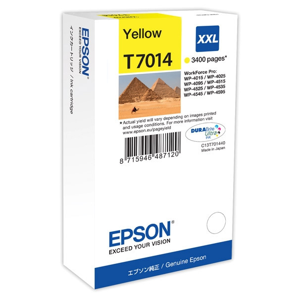 Epson Μελάνι Epson T7014 Yellow Extra High Capacity C13T70144010 026409 - 1