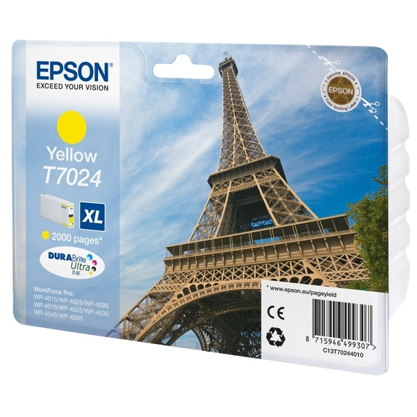 Epson Μελάνι Epson T7024 High Capacity Yellow C13T70244010 026421 - 1