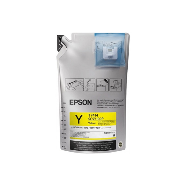 Epson Μελάνι Epson T741400 Yellow C13T741400 083536 - 1