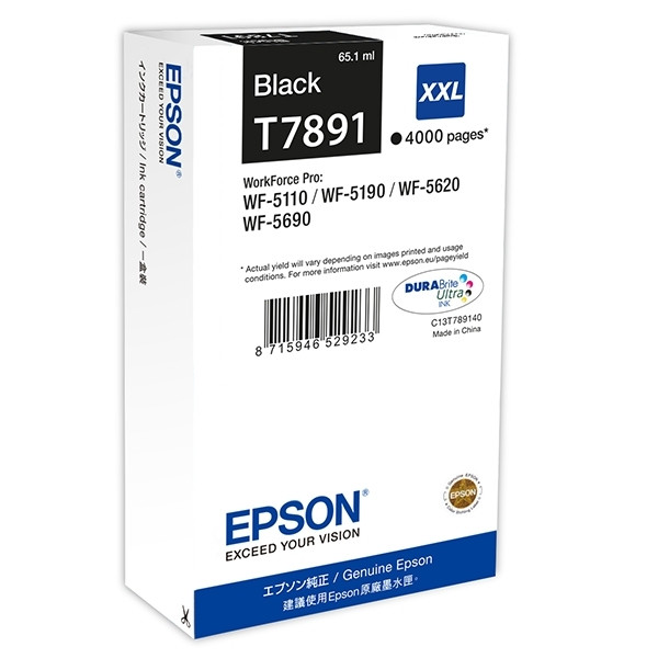 Epson Μελάνι Epson T7891 High Capacity Black C13T789140 026660 - 1