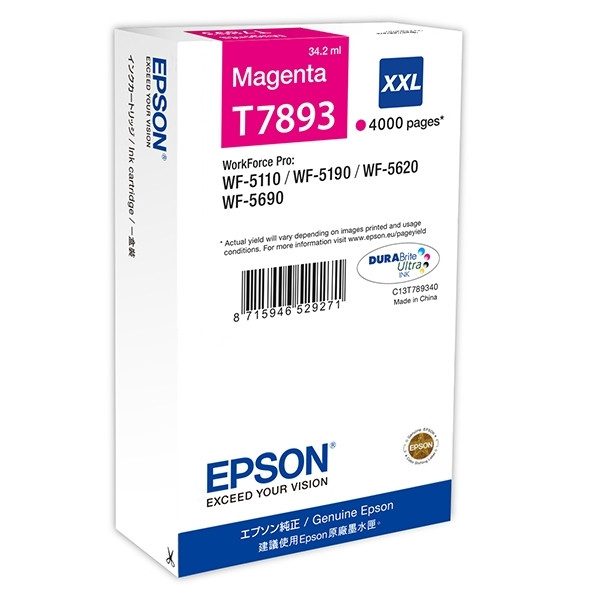 Epson Μελάνι Epson T7893 High Capacity Magenta C13T789340 026664 - 1