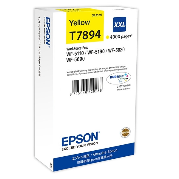 Epson Μελάνι Epson T7894 High Capacity Yellow C13T789440 026666 - 1