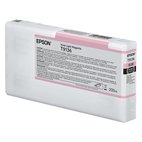 Epson Μελάνι Epson T9136 Light Magenta C13T913600 026996 - 1