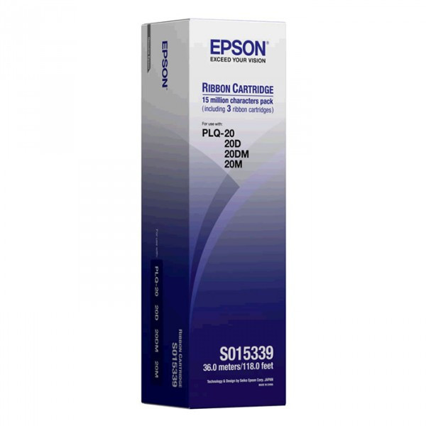 Epson Μελανοταινία Epson S015339 Black 3-pack C13S015339 080130 - 1