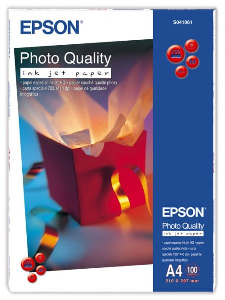 Epson Φωτογραφικό Χαρτί Epson S041061 Inkjet A4 102 g/m² (100 Φύλλα) C13S041061 064620 - 1