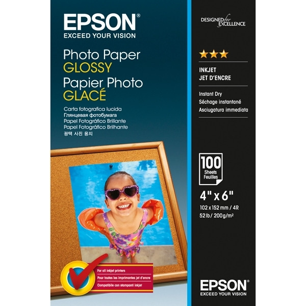 Epson Φωτογραφικό Χαρτί Epson S042548 Glossy 10x15cm 200 g/m² (100 Φύλλα) C13S042548 153004 - 1