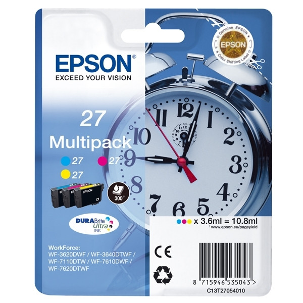 Epson 27 (T2705) Multipack C13T27054010 C13T27054012 026634 - 1