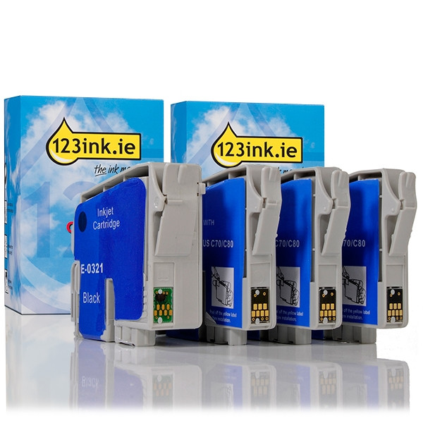 Epson T0321/2/3/4 series 4-pack (έκδοση 123 ink)  110450 - 1