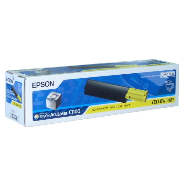 Epson Toner Epson 0187 (S050187) High Capacity Yellow C13S050187 027790 - 1