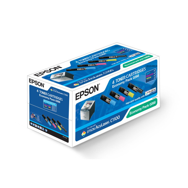 Epson Toner Epson S050268 4-pack C13S050268 652008 - 1