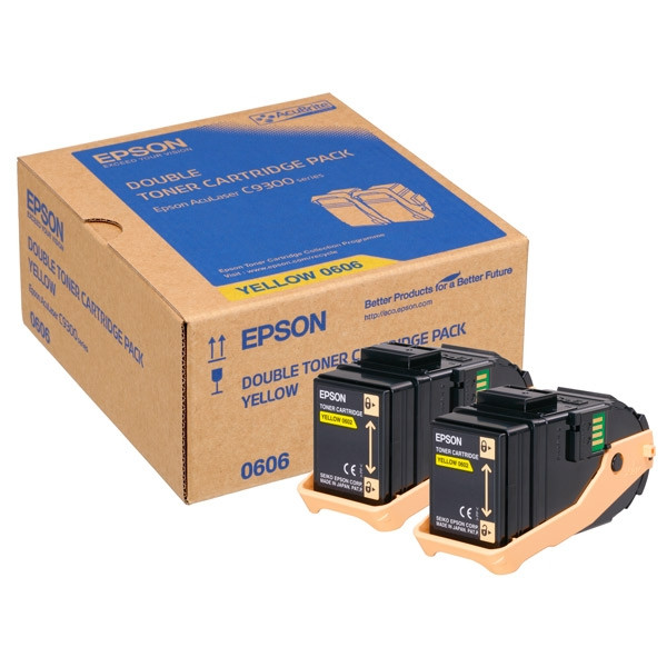 Epson Toner Epson S050606 Yellow 2-pack C13S050606 028306 - 1