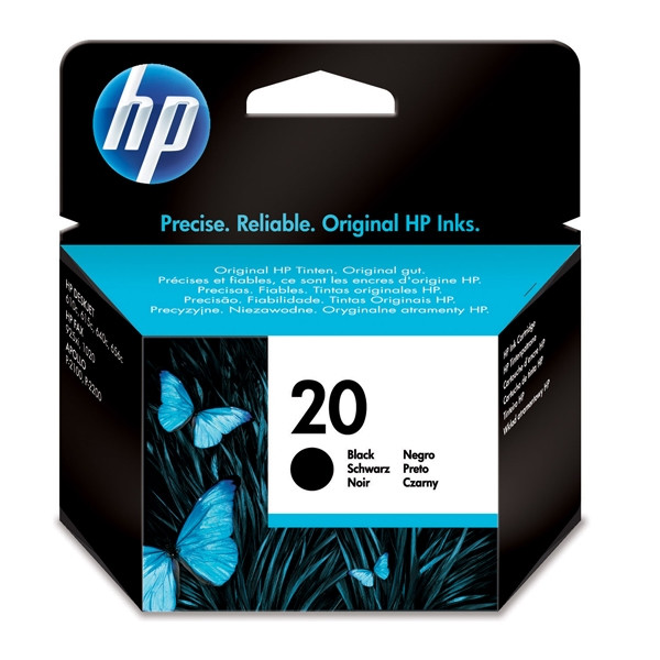 HP Μελάνι HP 20 (C6614D/DE) Black C6614DE 030320 - 1