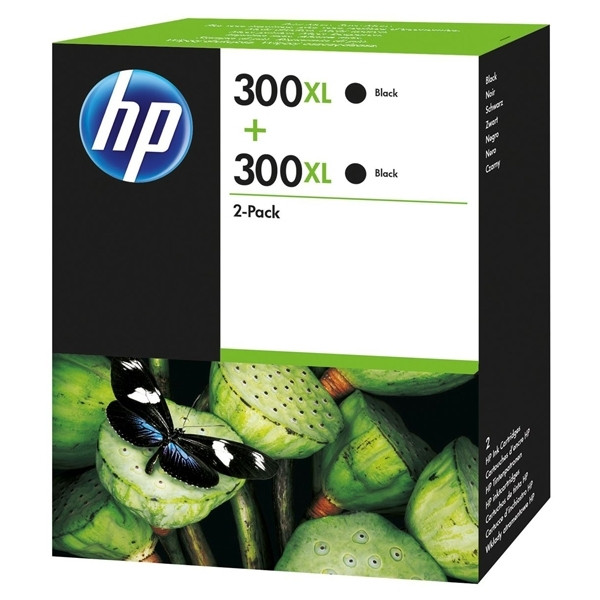 HP Μελάνι HP 300XL (D8J43AE) High Capacity Black 2-pack D8J43AE 044332 - 1