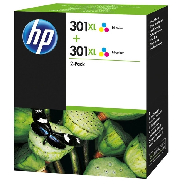 HP Μελάνι HP 301XL (D8J46AE) High Capacity Colour 2-pack D8J46AE 044338 - 1