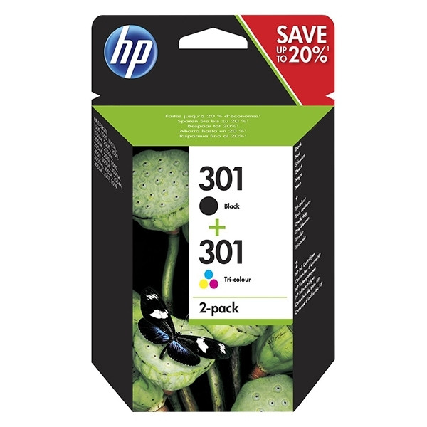 HP Μελάνι HP 301 (N9J72AE) Black + Colour 2-pack N9J72AE 044518 - 1