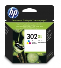 HP Μελάνι HP 302XL (F6U67AE) High Capacity Colour F6U67AE 044454