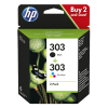 Μελάνι HP 303 (3YM92AE) Black & Colour 2-pack